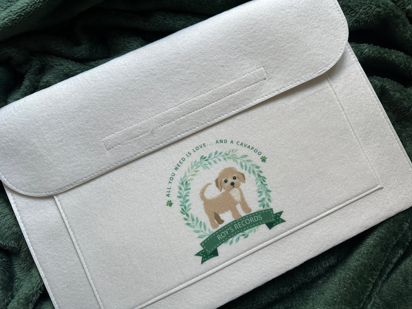 Personalised Dog Notes Folder - Custom Puppy Document Folder, Vet Records, Dog Breed Customisation, Perfect Pet Owner & New Puppy Gift