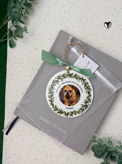 Personalised Pet Memorial Photo Keepsake, Pet Loss Remembrance Decoration