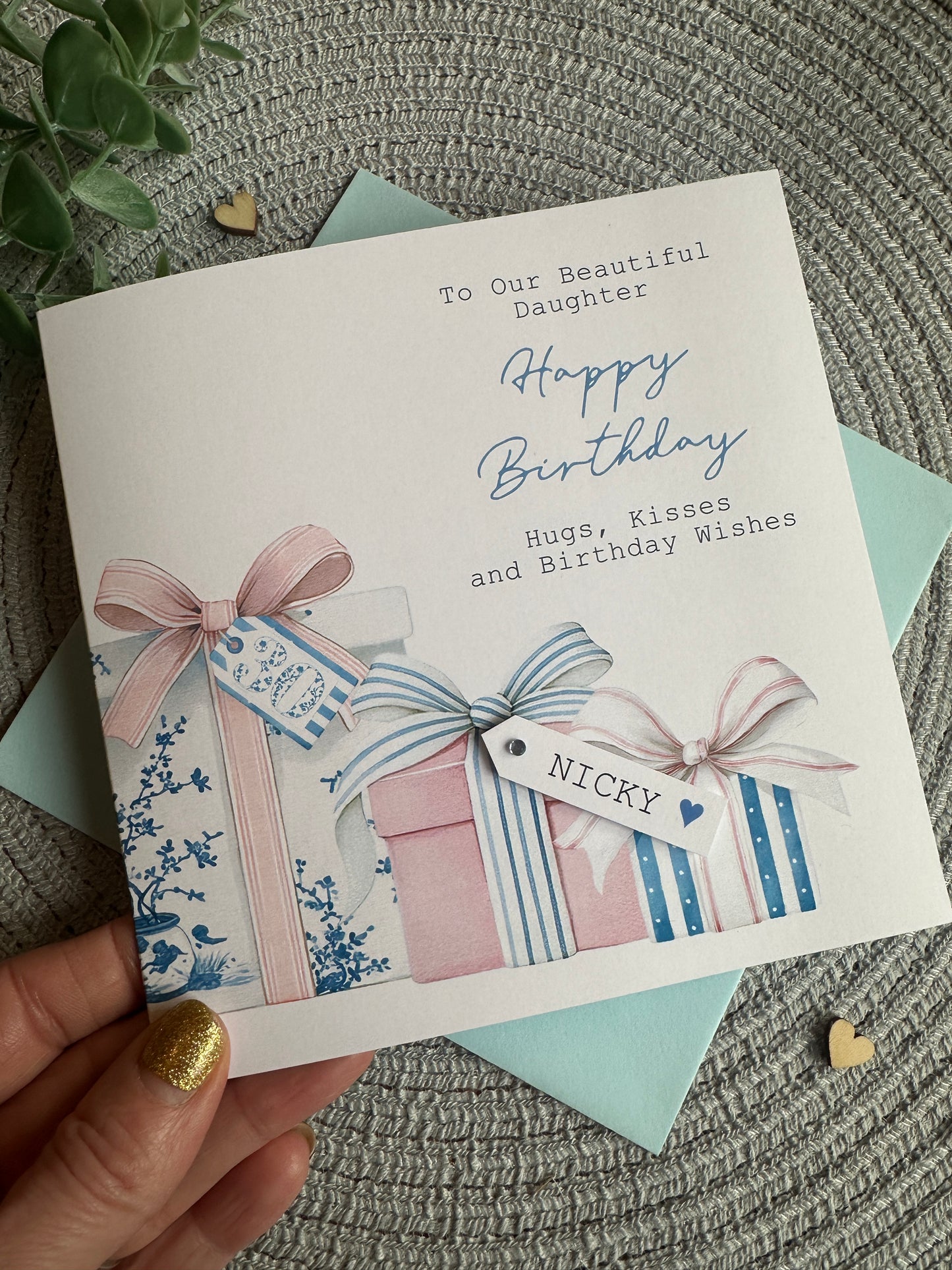 Personalised Milestone Birthday Presents Card