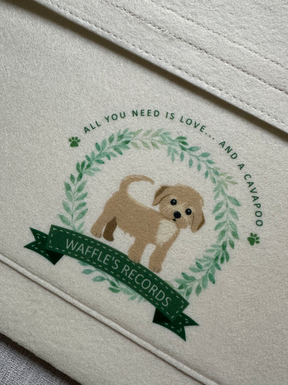 Personalised Dog Notes Folder - Custom Puppy Document Folder, Vet Records, Dog Breed Customisation, Perfect Pet Owner & New Puppy Gift