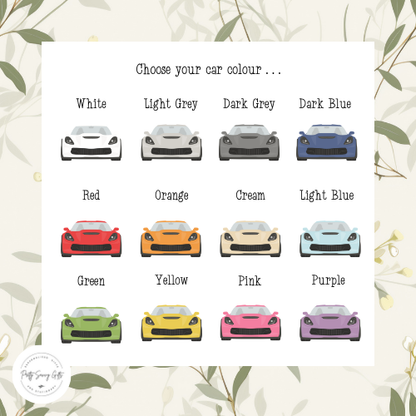 Personalised Car Document Wallet Folder
