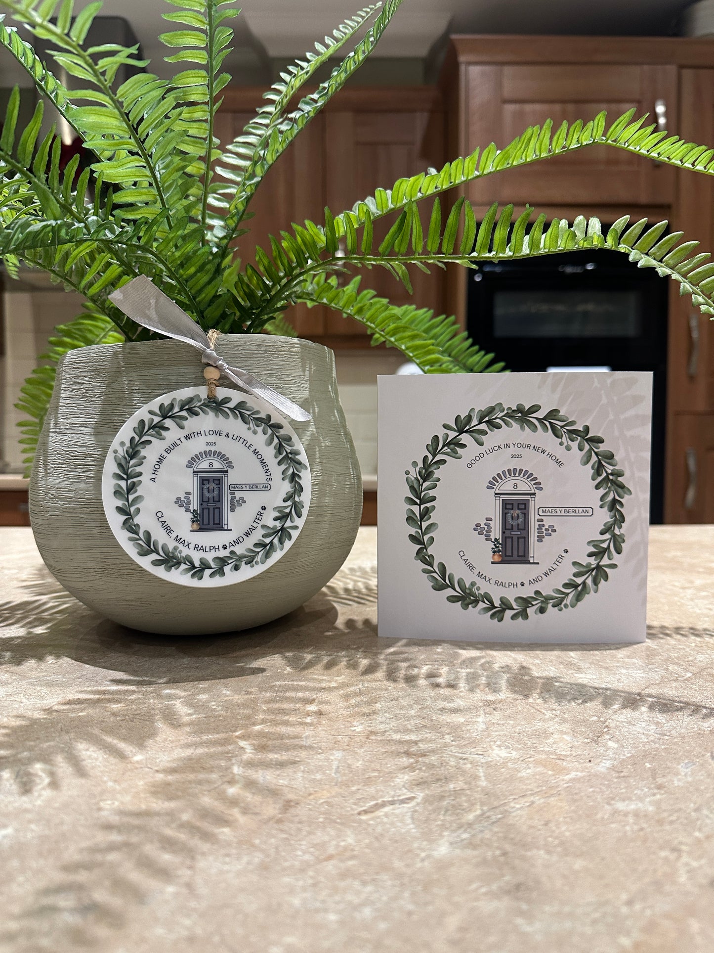 Personalised Home Document Folder, Custom Door Colour