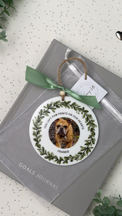 Personalised Pet Memorial Photo Keepsake, Pet Loss Remembrance Decoration
