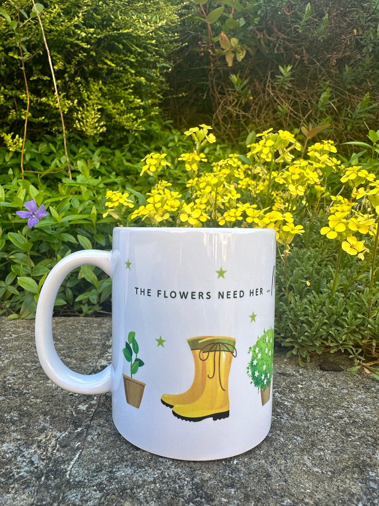 Personalised Gardening Mug, Card or Set - Blooming Marvellous Gardener - Great gift for Birthdays or Father's Day