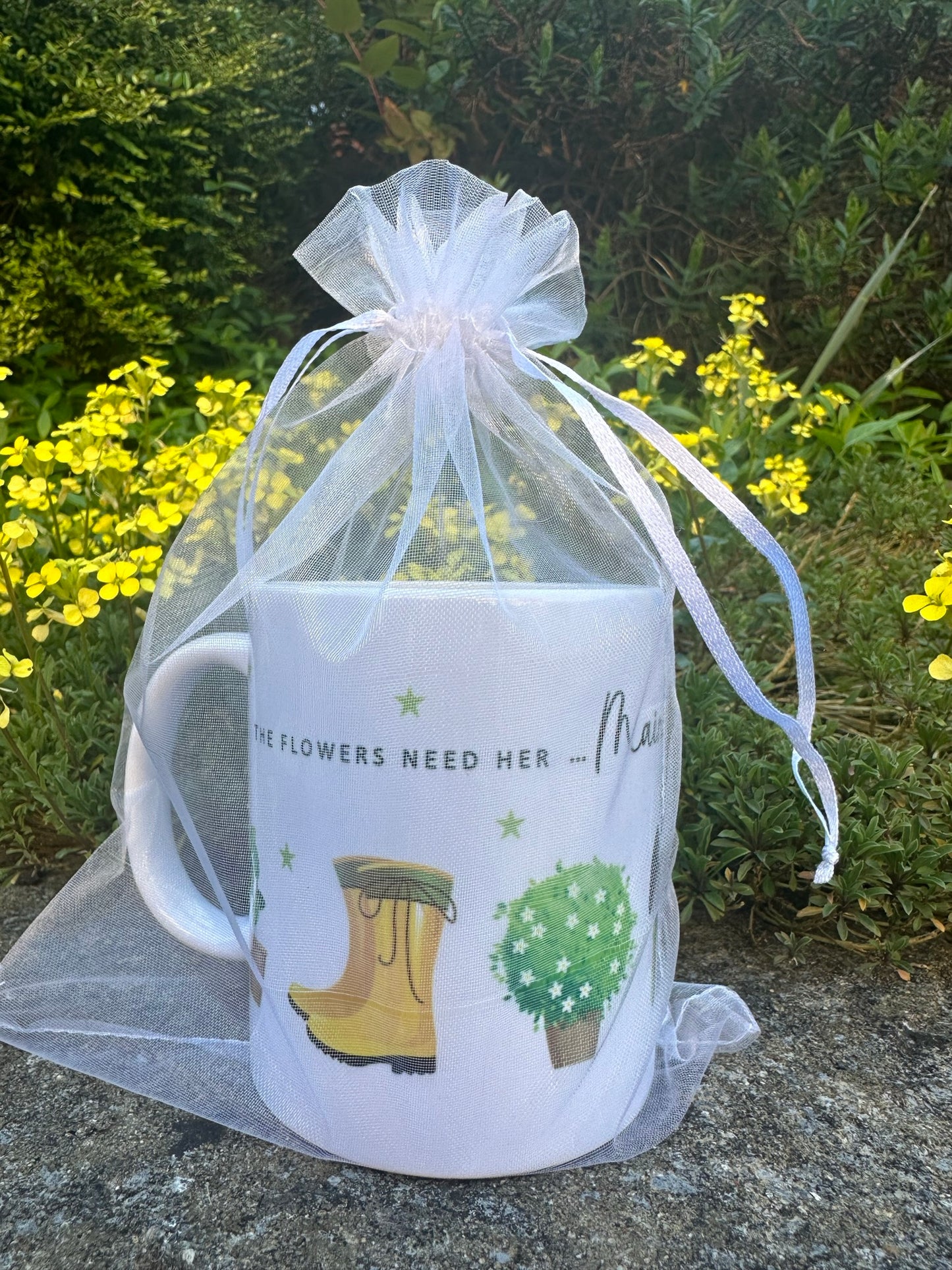 Personalised Gardening Mug, Card or Set - Blooming Marvellous Gardener - Great gift for Birthdays or Father's Day