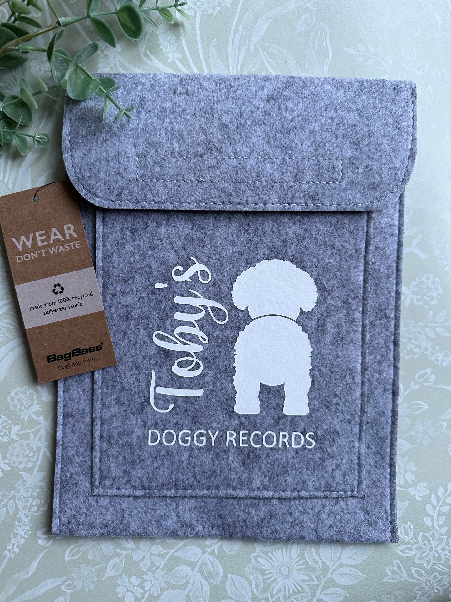 Personalised Doggy Notes Folder - Dog Folder, Vet Notes, New Puppy