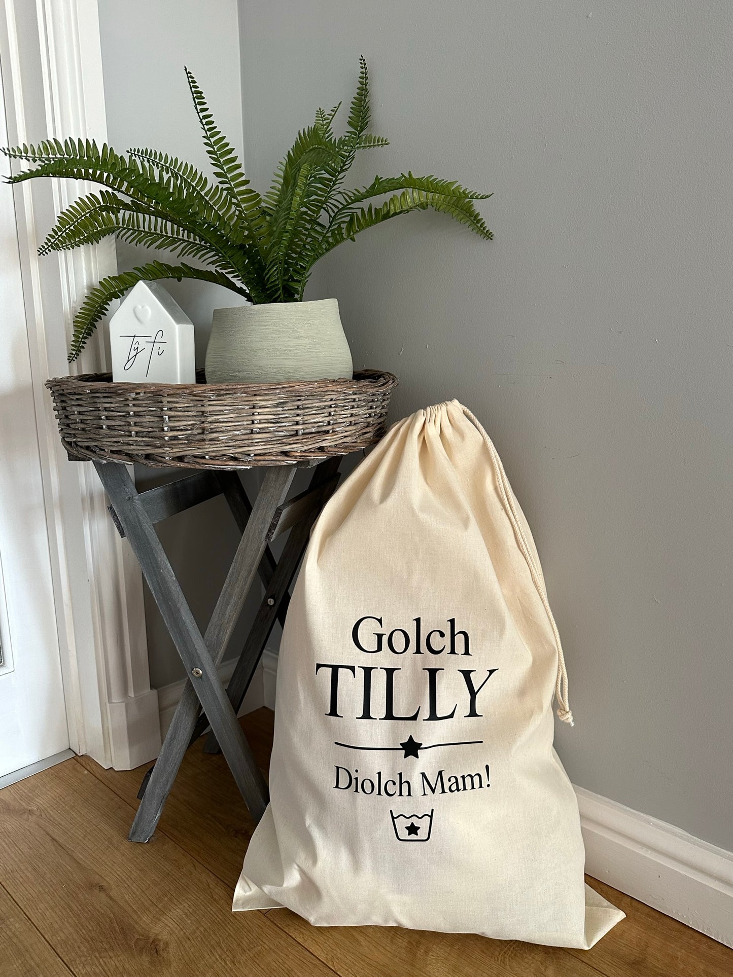 Personalised Laundry Bag - Teenagers Washing - Thanks Mam! Mum! Any Name