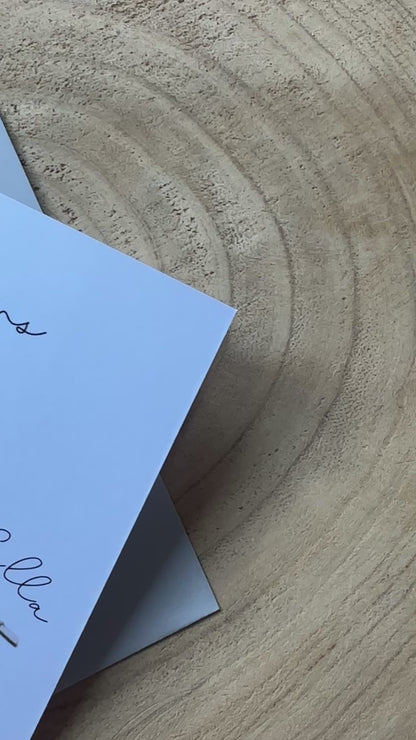 Personalised Mr and Mrs Wedding Card