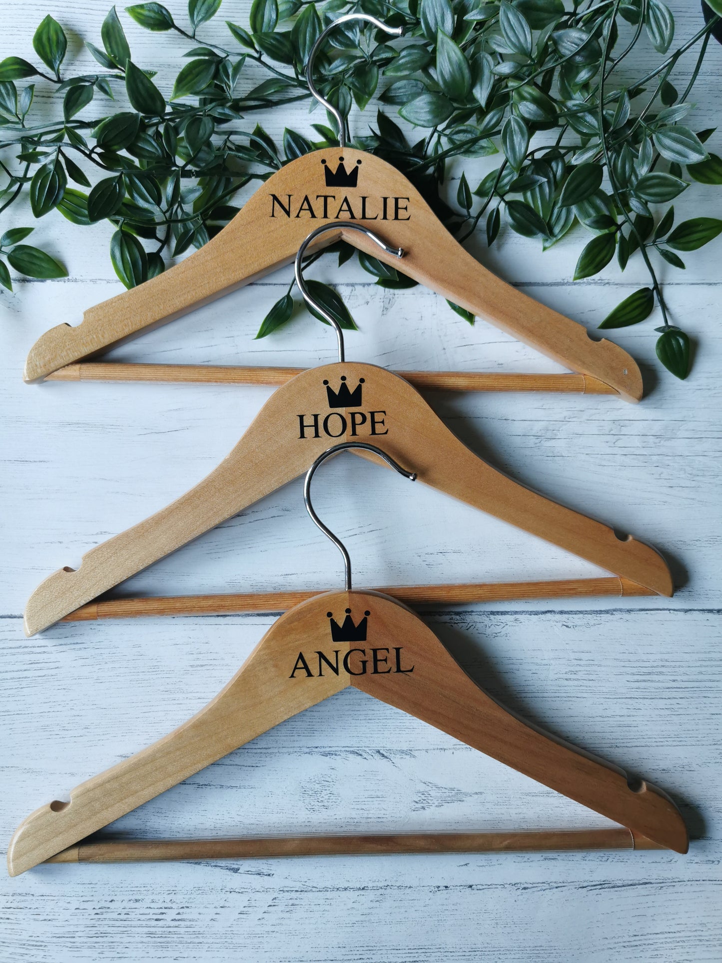 Personalised Wooden Childrens Coat Hanger - Clothes Hanger, Baby, Photo prop, Room Decor, 1st Birthday, Christening, 1st day at school